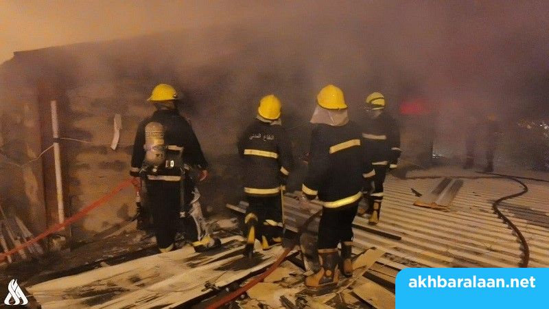 العراق.. حريق قاعدة الإمام علي الجوية في ذي قار