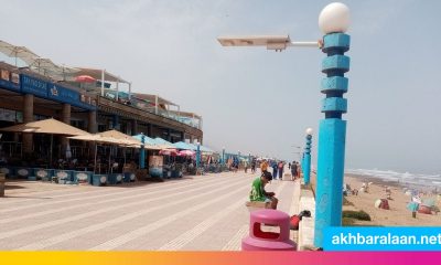 شاطئ أكلو بتزنيت يستأنف استقبال المصطافين والسياح