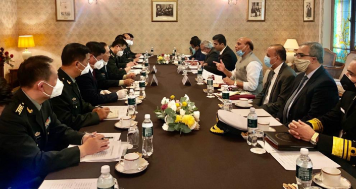 印度國防部：印度國防部長在莫斯科會見中國國防部長 - Sputnik 中國