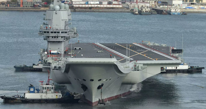 中國首艘國產航母山東艦完成海上試驗訓練 - Sputnik 中國