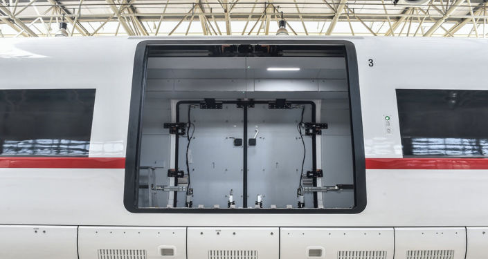 中國研制的時速350公里高速貨運動車組正式下線 貨物單位重量能耗僅為飛機的8% - Sputnik 中國