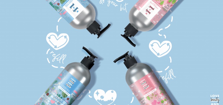 Love Beauty and Planet在Target推出首个可充电式护发产品