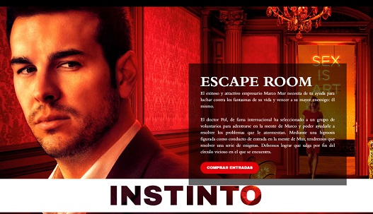 Movistar+ crea un 'escape room' para promocionar su serie 'Instinto' | Marcas