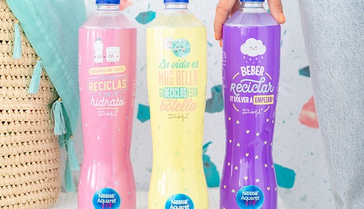 Nestlé Waters lanza su primera botella de agua fabricada con plástico PET reciclado | Marcas