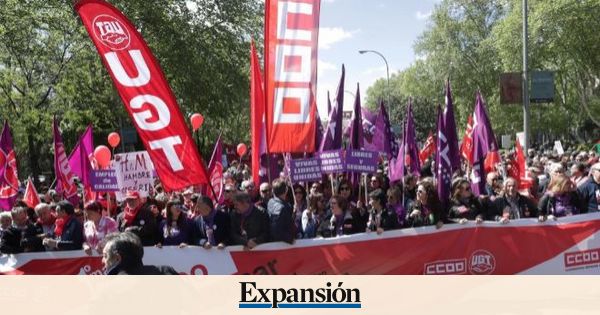 Primero de Mayo: CCOO y UGT piden "un Gobierno de izquierdas estable" con Unidas Podemos y ERC