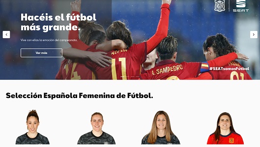 Seat dedica una acción digital a la Selección Española Femenina de Fútbol | Marcas