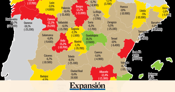 Slo ocho provincias tienen ms empleo que antes de la crisis