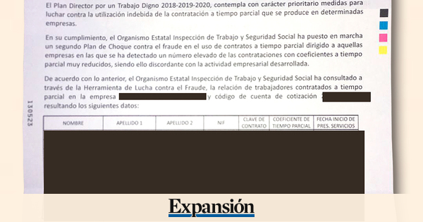 La Seguridad Social asusta a las empresas para que regulen sus contratos a tiempo parcial
