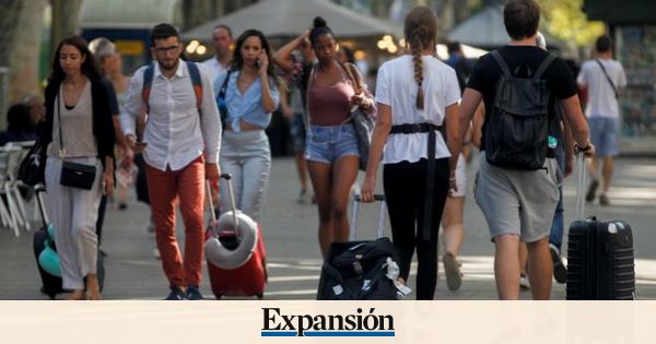 La llegada de turistas se reduce el 1,3% en julio