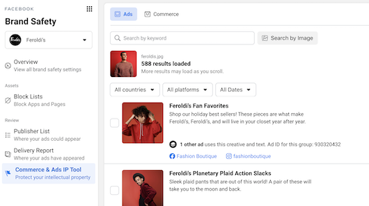 Facebook presenta novedades relacionadas con la seguridad de marca