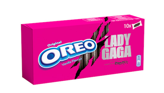 Lady Gaga pinta de rosa el 'packaging' de Oreo, que lanza promoción con premios relacionados con la cantante