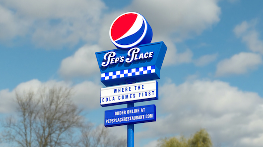 Pepsi abre un restaurante virtual: Pep's Place