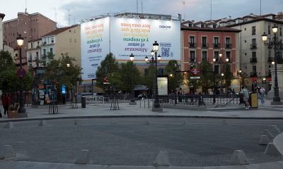 Danone instala una lona al revés para concienciar sobre la diversidad y la inclusión
