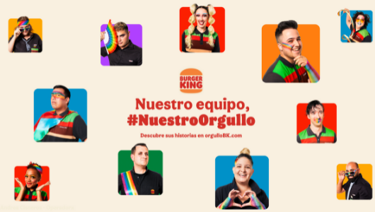 Los empleados de Burger King visibilizan la diversidad: “Nuestro equipo, nuestro orgullo”