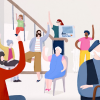 Naturgy retrata a una animada comunidad de vecinos en su última campaña