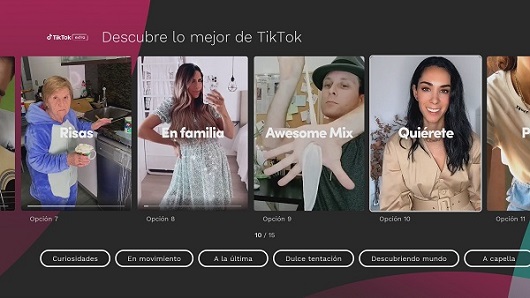 TikTok llega a la pantalla de la televisión, de la mano de Telefónica