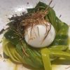 L’œuf sur un nid de poireaux du chef Bruno Verjus