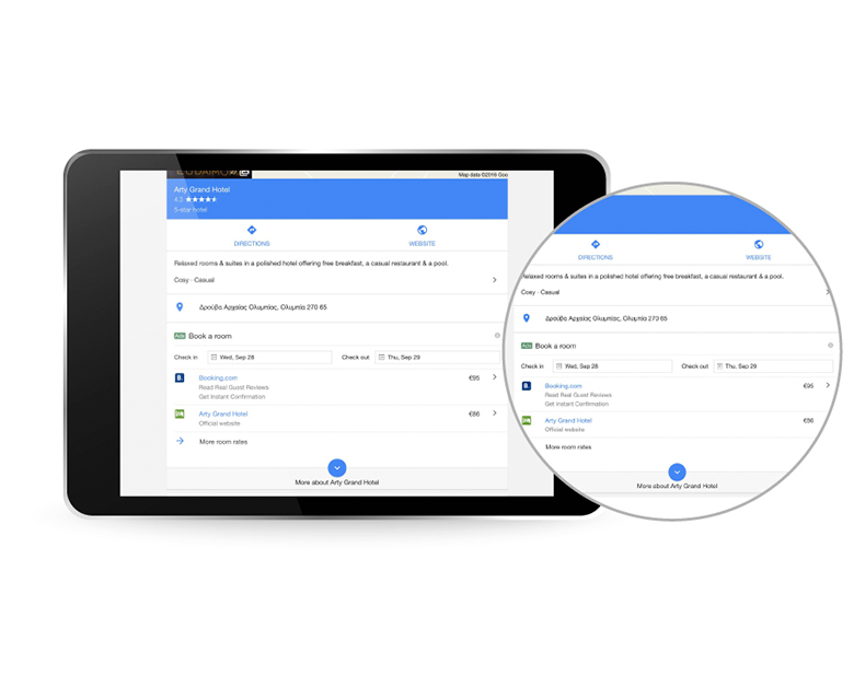 Google Hotel Ads Ελλάδα