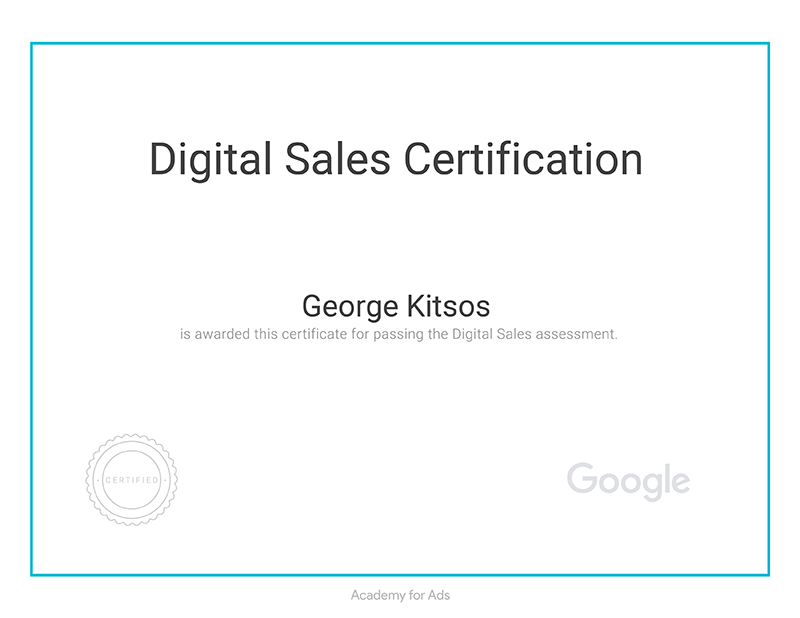 Digital Sales Certification