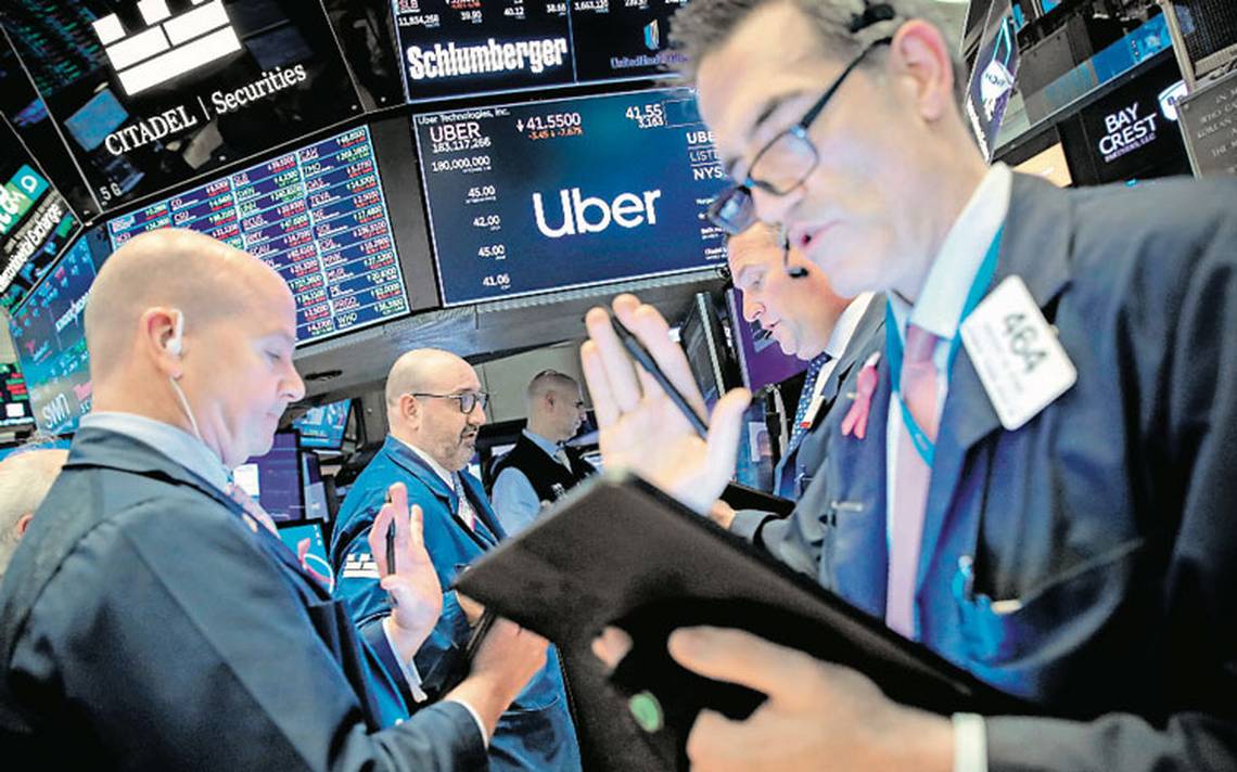 Negro debut de Uber en la Bolsa de NY
