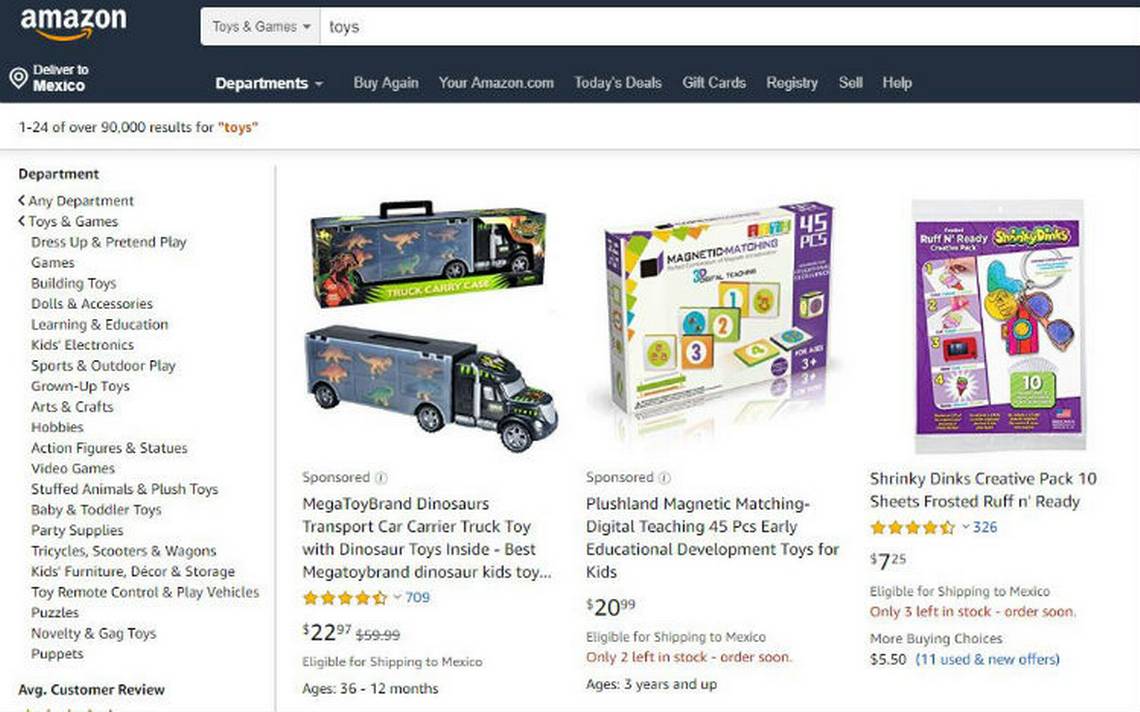 Obligan a Amazon retirar artículos infantiles por tóxicos