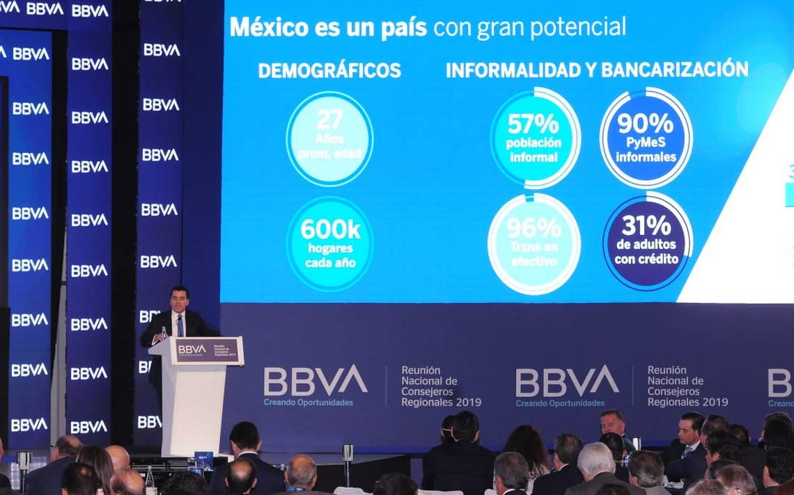BBVA invertirá 63 mil mdp en México durante el sexenio