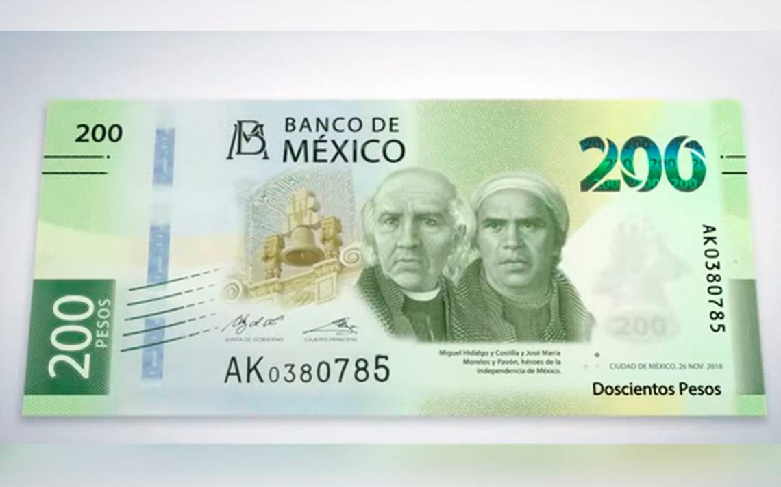 [Video] ¡Ya está aquí! Así luce el nuevo billete de 200 pesos