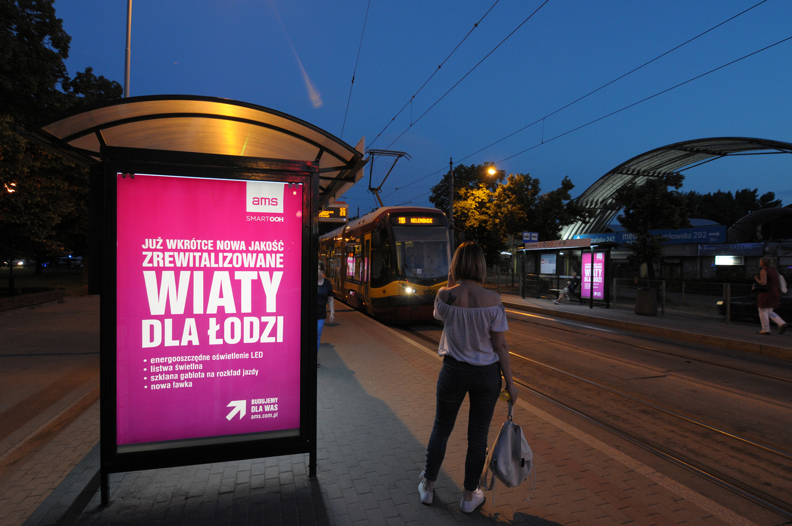 AMS rewitalizuje wiaty przystankowe w Łodzi