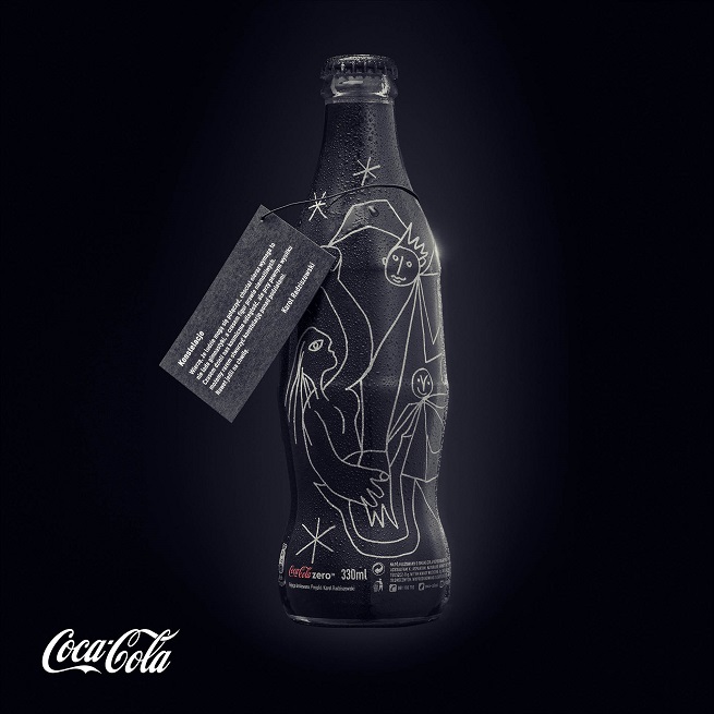 Karol Radziszewski zaprojektował kolekcjonerskie butelki Coca-Cola „Konstelacje"