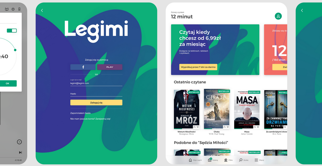 Legimi aplikacja Android nowa, zmienionw logo i serwis www