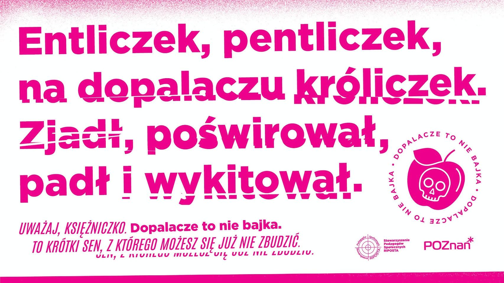 Poznań wykorzystuje teksty z bajek do walki z dopalaczami