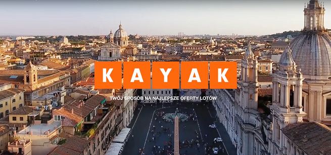 Łatwe i szybkie planowanie podróży w nowej reklamie Kayak.pl