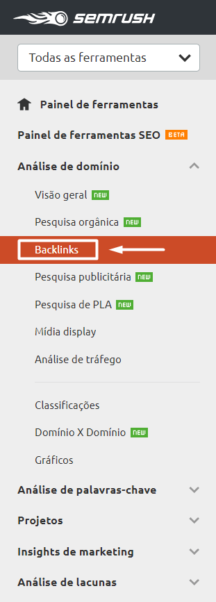 SEMrush análise