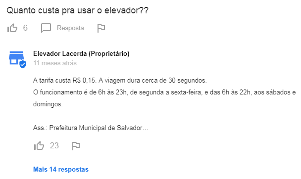 responder perguntas é um dos fatores de rankeamento do SEO local