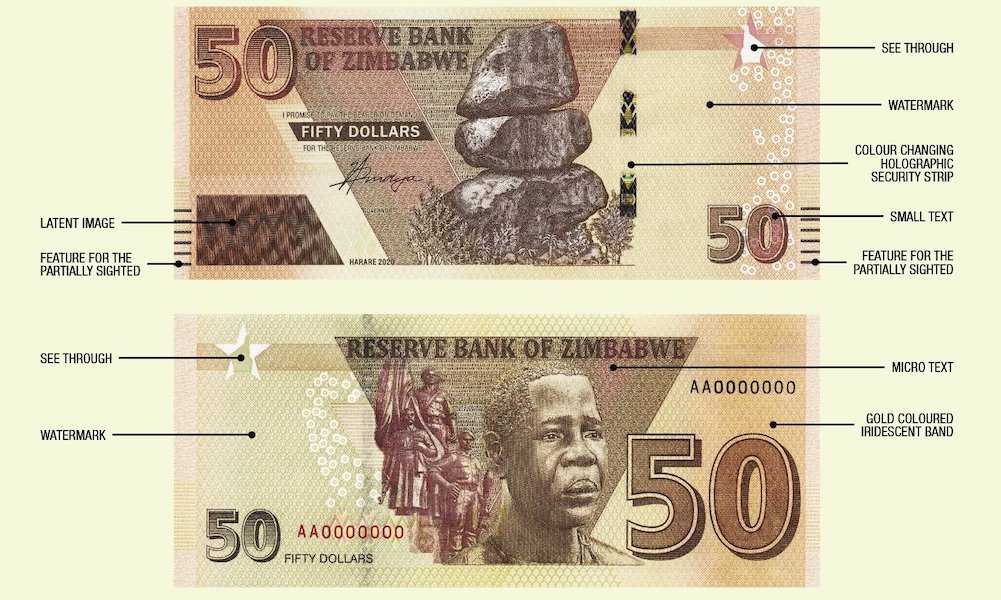A nova nota mais alta do Zimbabué vale cerca de 50 cêntimos - ZAP