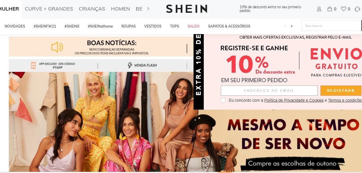 Shein é o marketplace internacional que gera mais queixas dos portugueses - Meios & Publicidade