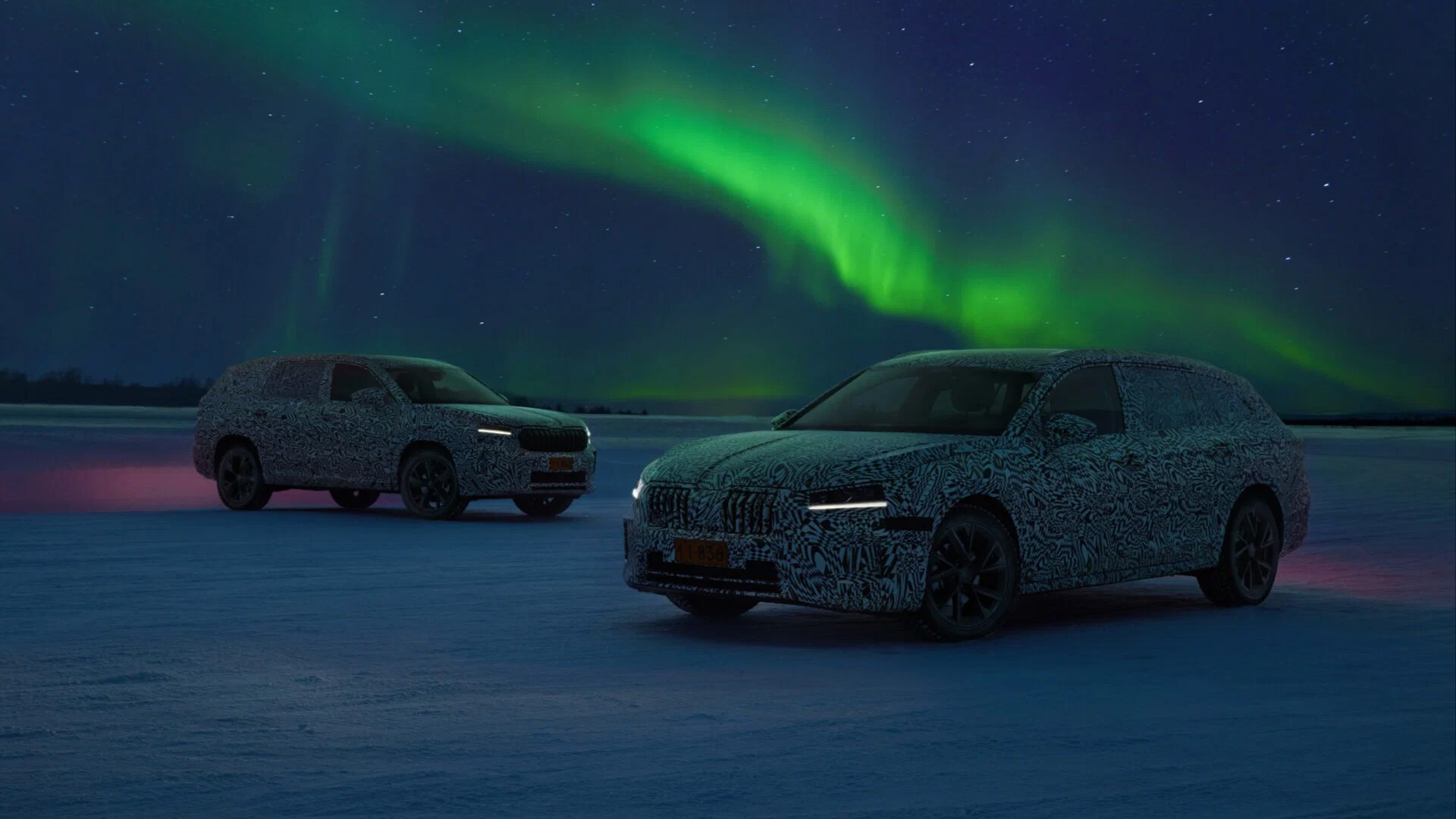Skoda показала, как тестирует совершенно новые Kodiaq и Superb за полярным кругом