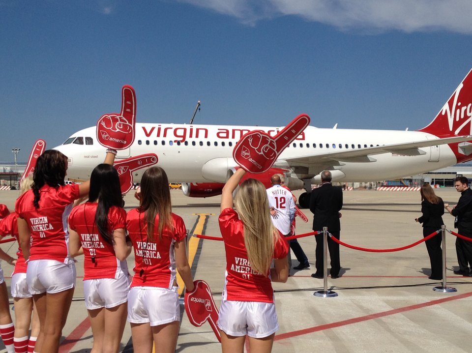 Virgin America nổi tiếng với dịch vụ khách hàng thân thiện, đáng tin cậy