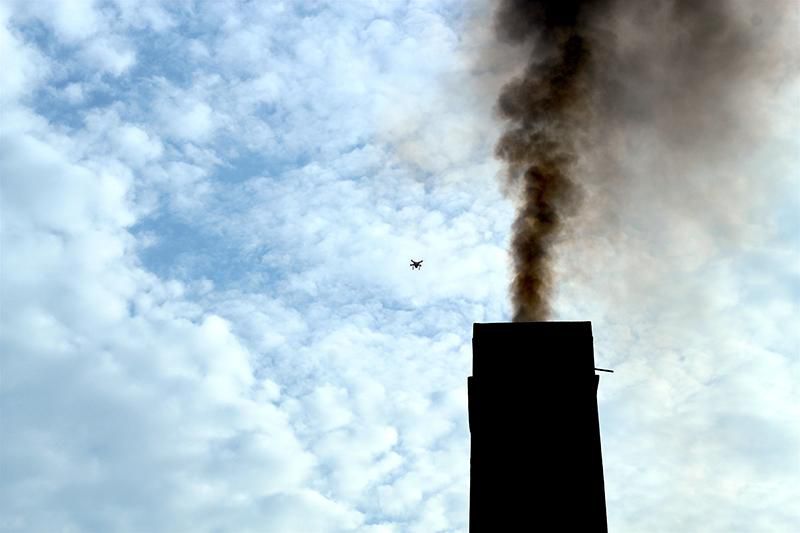 Survey with Quadcopter on a Chimney.JPG