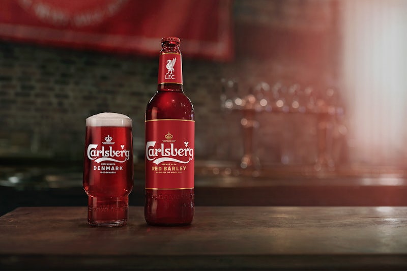 Liverpool red Carlsberg