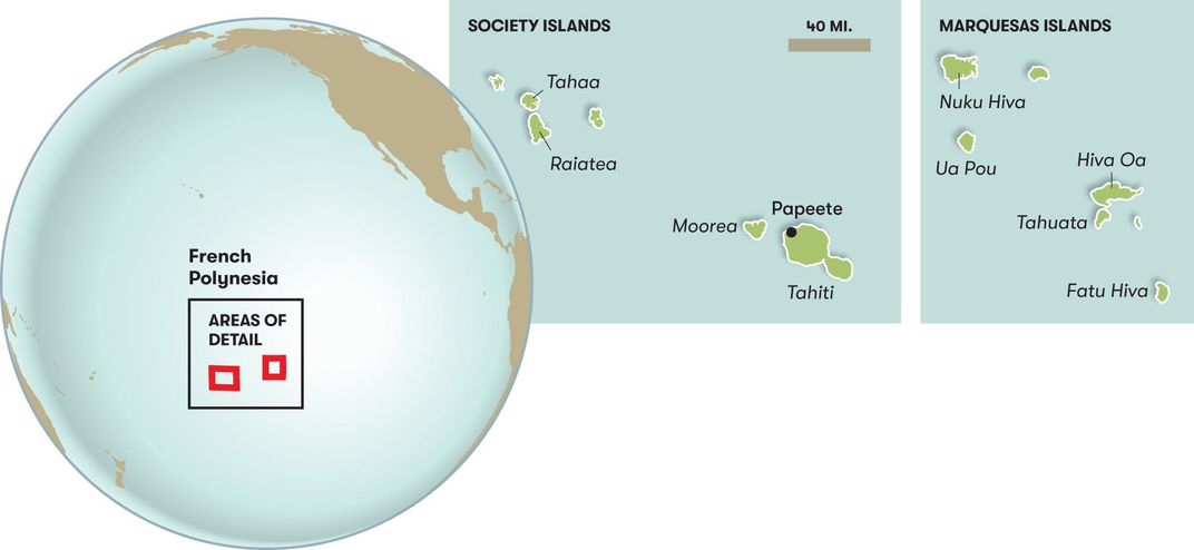 South Seas map