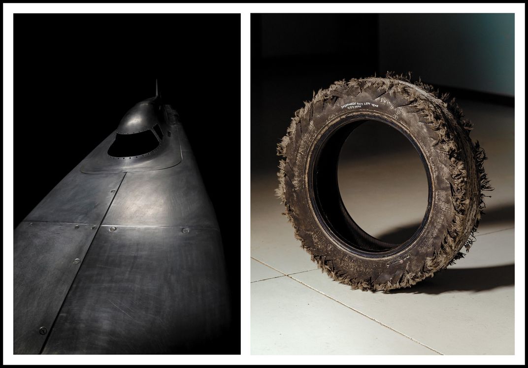 corrected car tire diptych