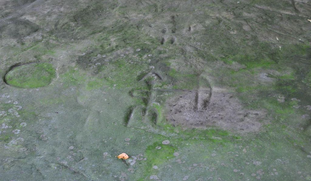 An archer at Sanilac Petroglyphs.