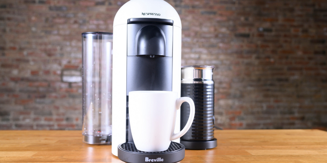 Breville's Nespresso VertuoPlus pod coffee maker is at a super low price right now