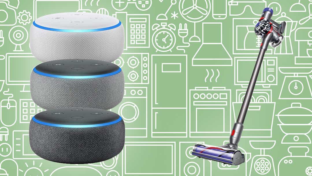 Dysons, Echo Dots, face masks, and more