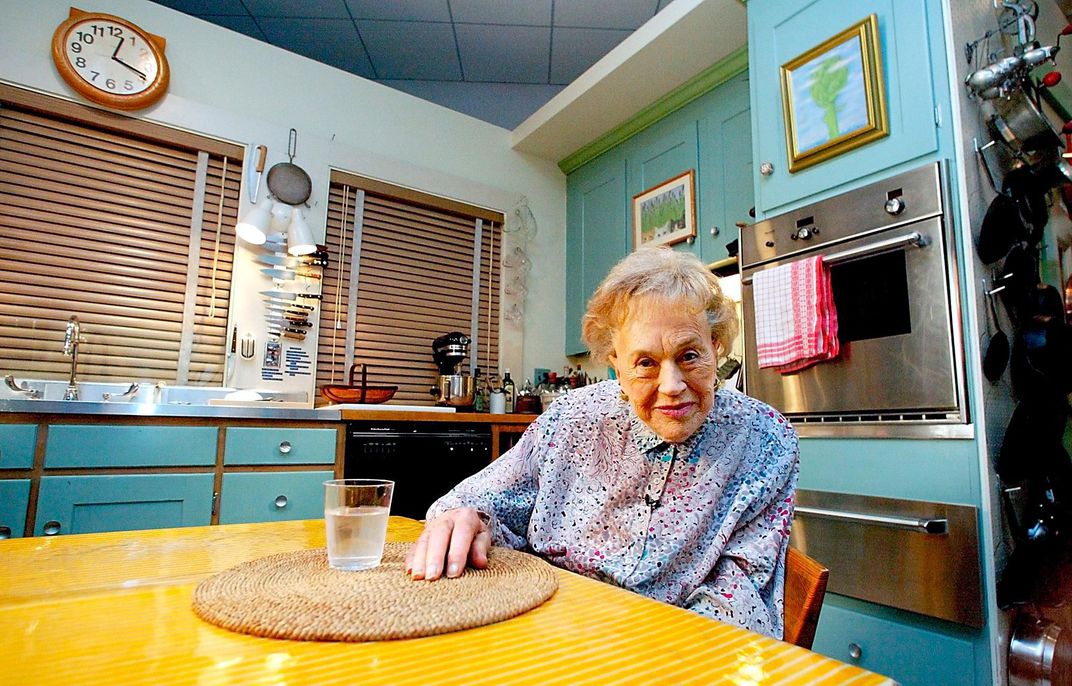 Julia Child in her Kitchen