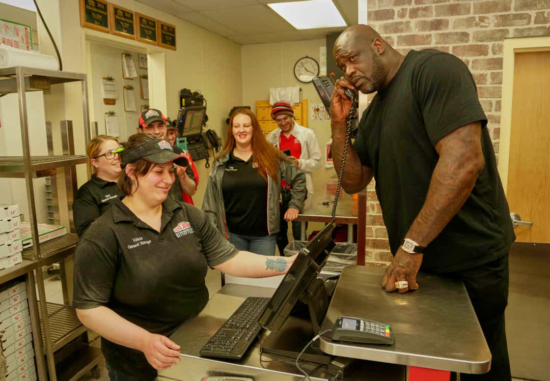 Shaquille O'Neal endorses Papa John's and more