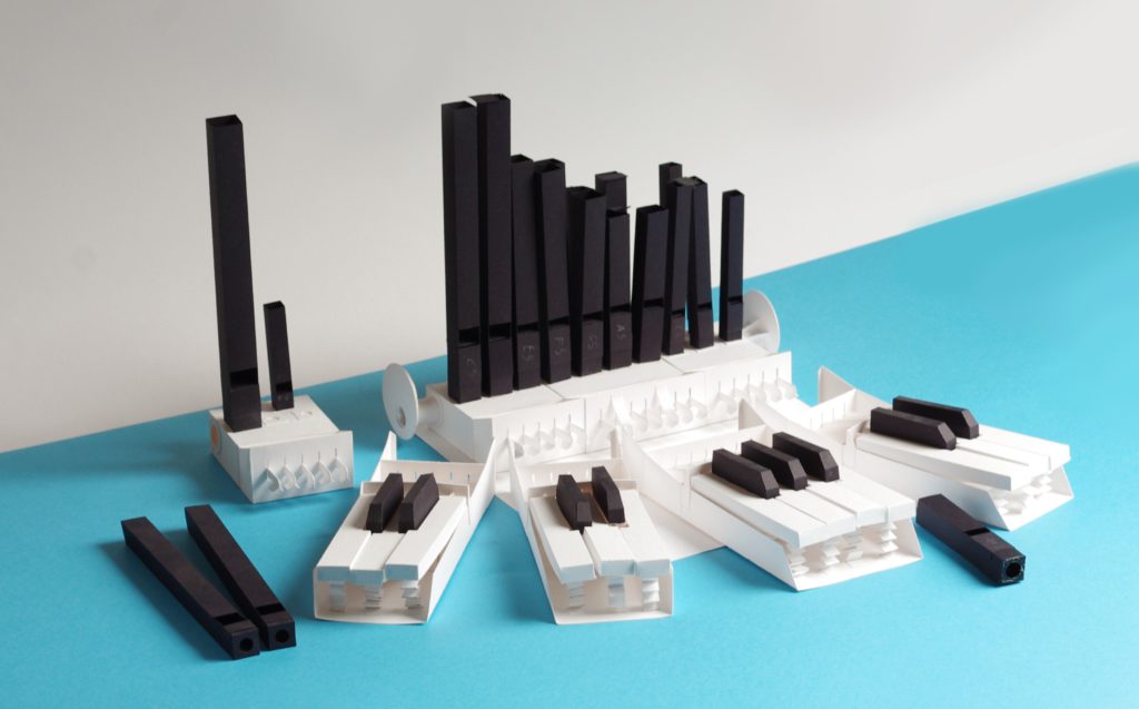 A New Modular Paper Organ Allows Users to Build and Tune Their Own Functional Musical Instruments