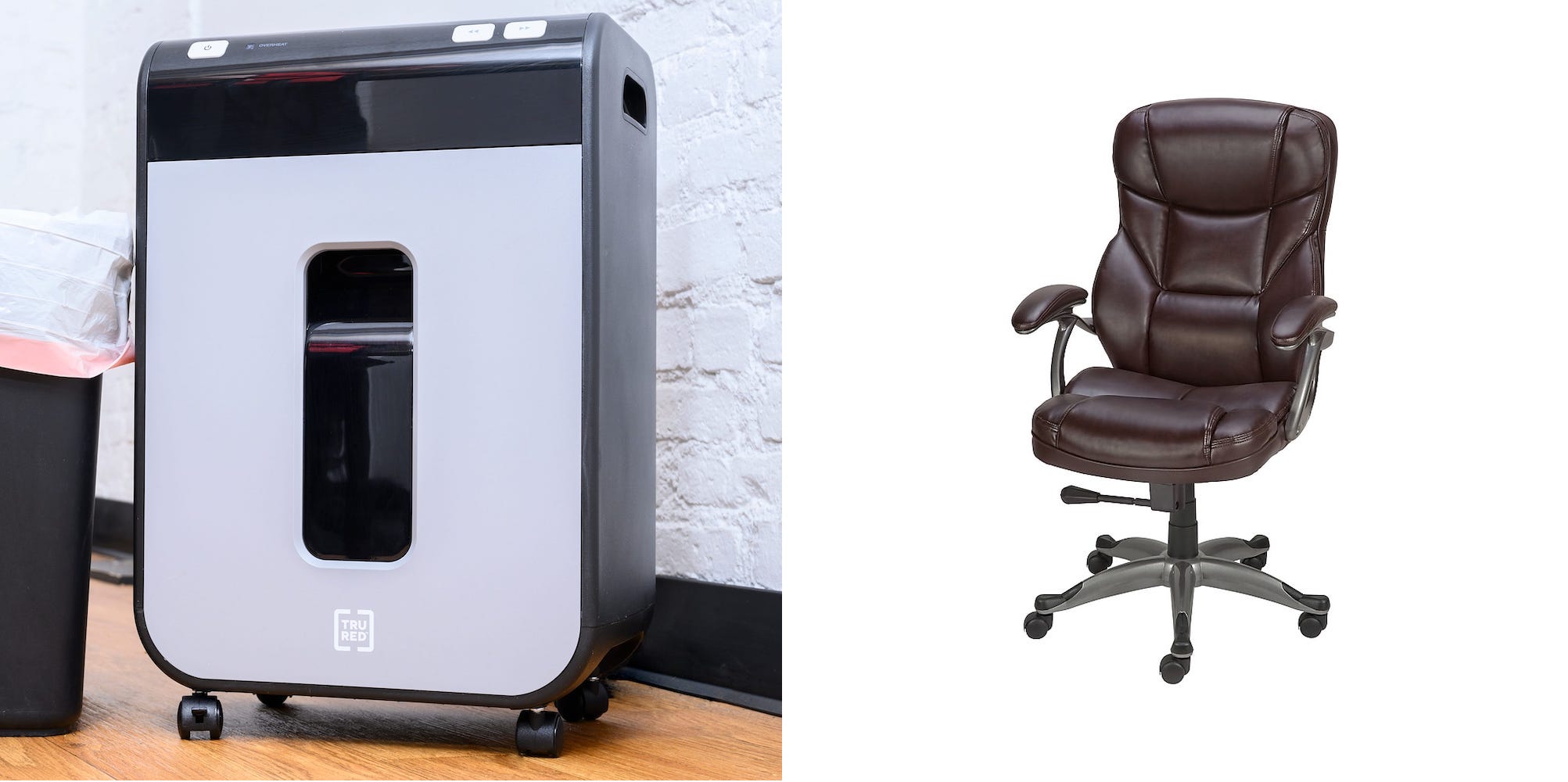 Save on office chairs, paper shredders and more