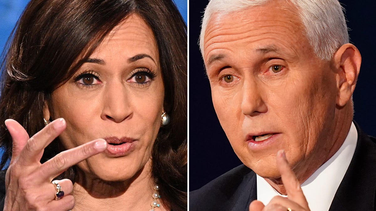 Mike Pence and fly; Kamala Harris 'I'm speaking'